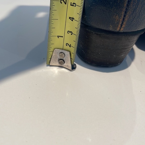 DCode Navy/silver distressed Leather Ankle Boot Made in Portugal - 39 (8.5) - Picture 13 of 13